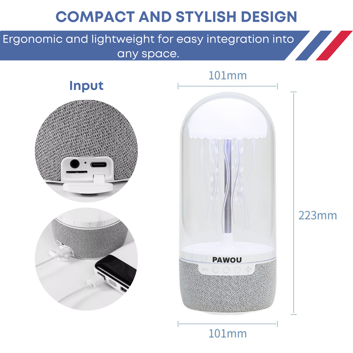 PAWOU® JELLYFISH SPEAKER