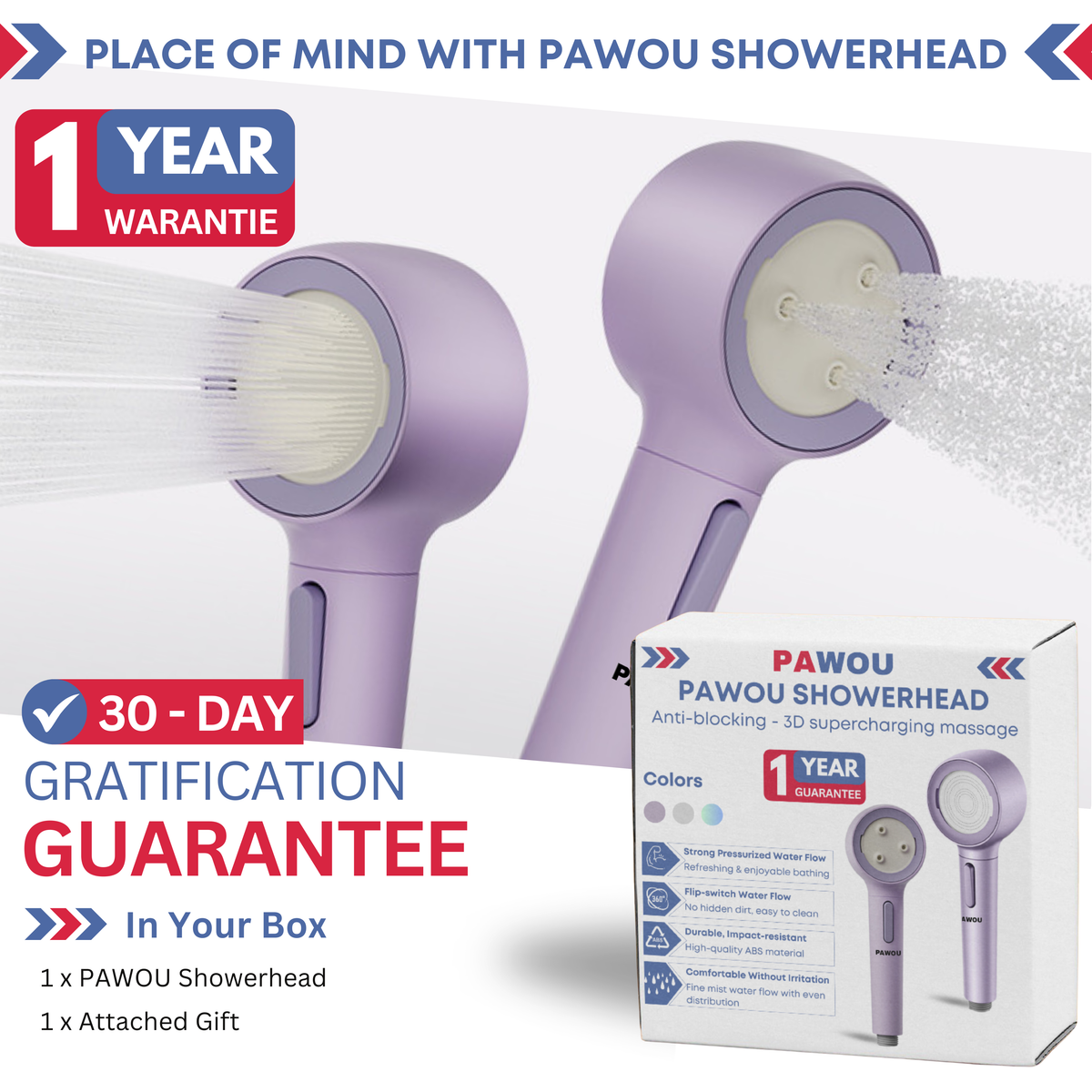 PAWOU™ ShowerHead
