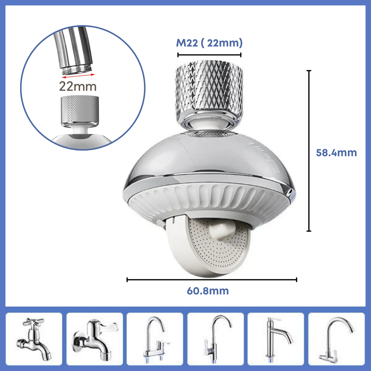 Faucet compatibility diagram